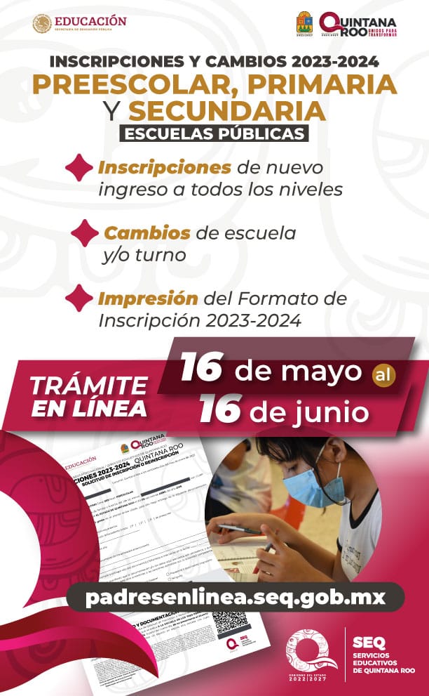A partir de hoy se habilita de nuevo el portal Padres en Línea para educación básica