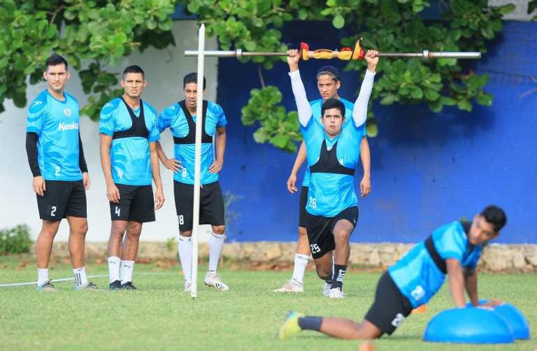 Cancún FC preparado para su presentación en casa