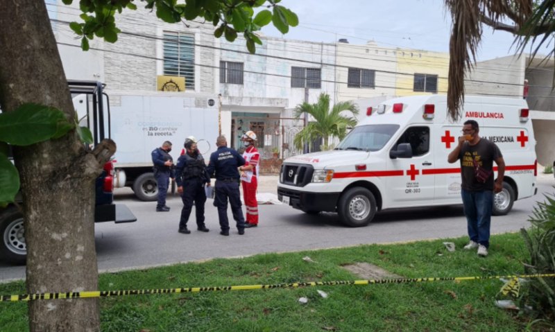 Ciclista muere atropellado en Cancún, le pasaron una llanta por encima de la cabeza