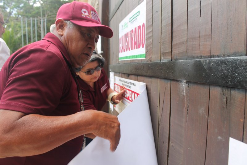Clausuran asentamientos irregulares en Puerto Morelos: SEDETUS