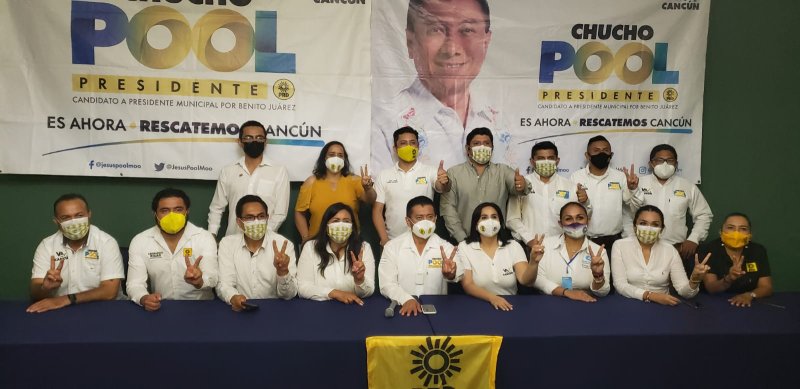 Con el voto ciudadano por Chucho Pool, rescataremos Cancún: Mayuli