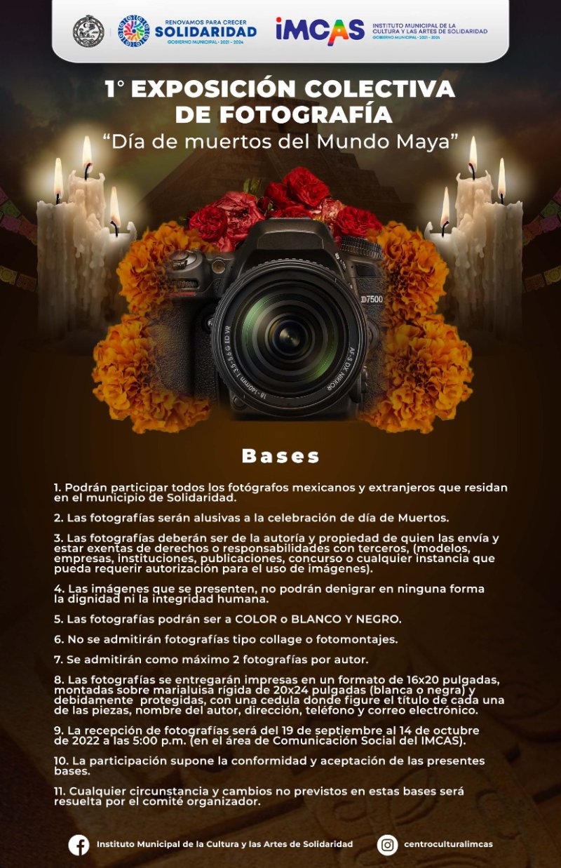 Convoca IMCAS a participar en exposición fotográfica colectiva
