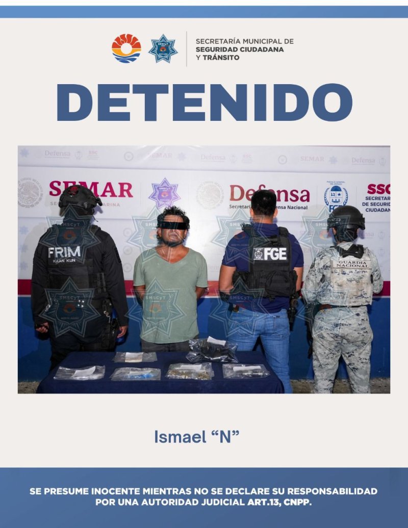DETENIDO POR DELITOS CONTRA LA SALUD