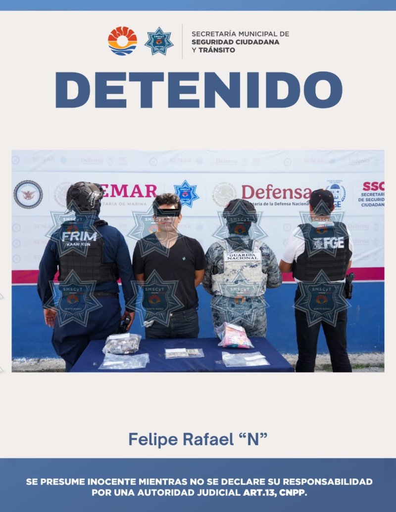 DETENIDO POR DELITOS CONTRA LA SALUD