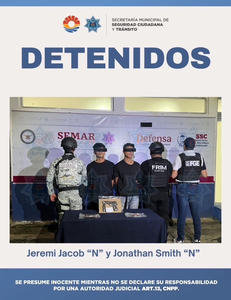 DETENIDOS POR ROBO