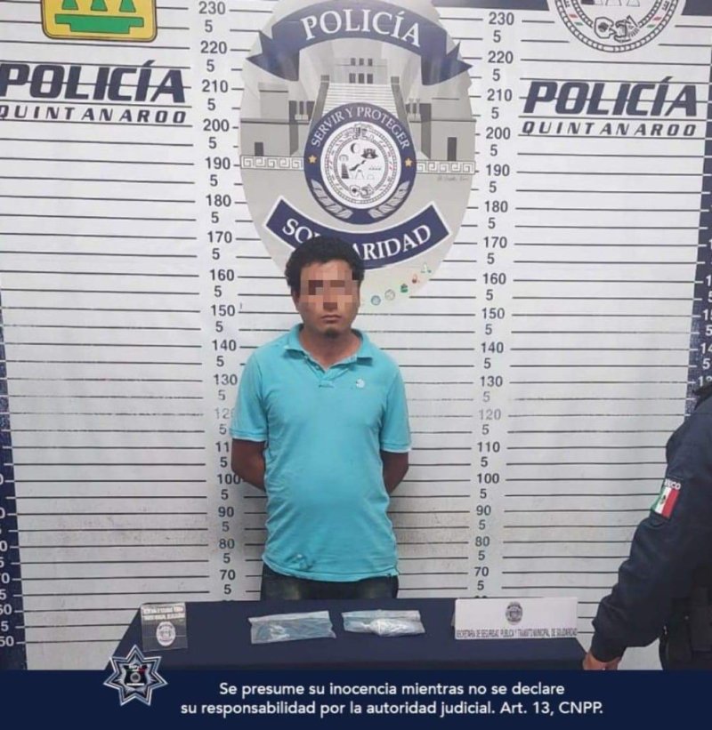 Detienen a presunto narcomenudista