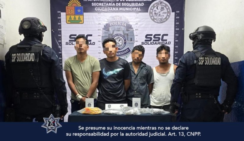 DETIENEN A SUJETOS POR POSIBLE VENTA DE NARCÓTICOS EN LA COL. IN HOUSE