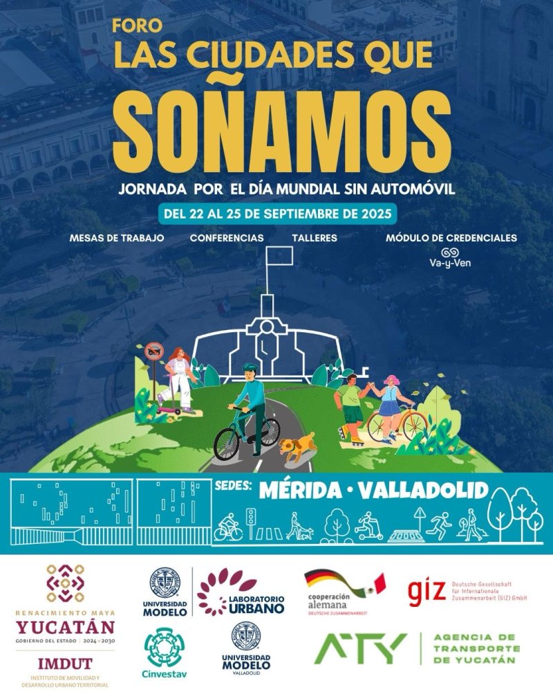 Especialistas y sociedad civil analizarán la movilidad urbana en Yucatán