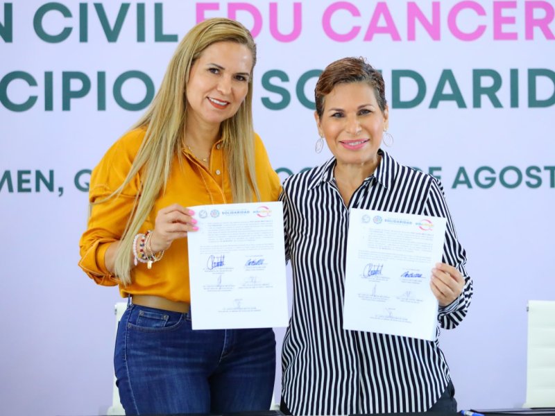 Gobierno municipal firma convenio con Educancer