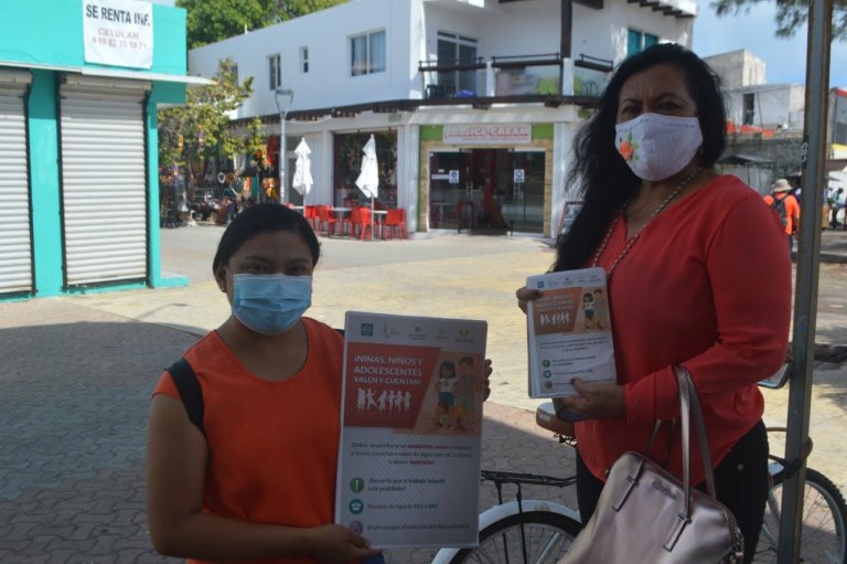 Impulsan la protección de niños en negocios de Isla Mujeres