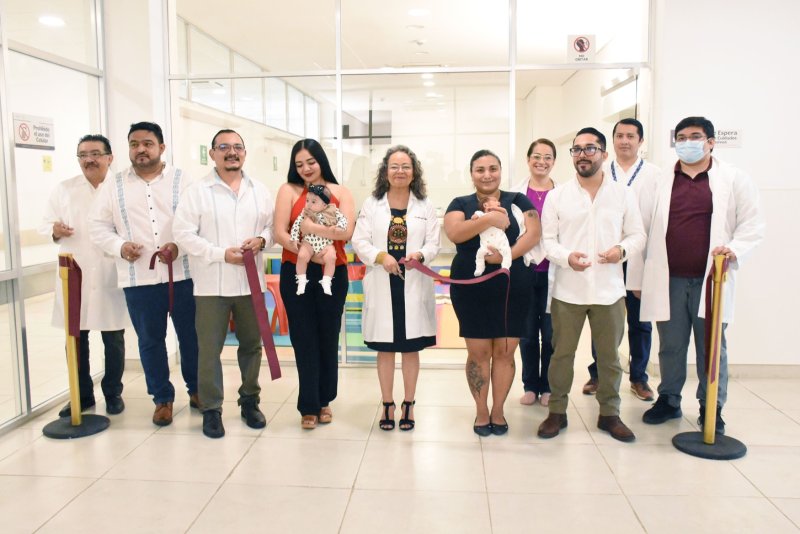 Inicia operaciones Área de Estimulación Temprana del Hospital Materno Infantil de Mérida