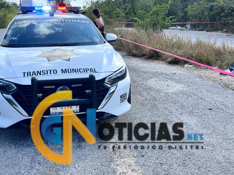 Joven motociclista pierde la vida en trágico accidente sobre la avenida Huayacan.