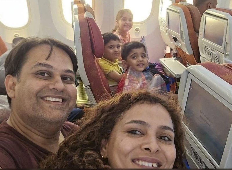 La selfie antes del silencio: una familia entera perdió la vida en el vuelo 171 de Air India