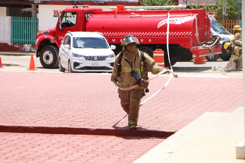 LC se suma al simulacro nacional de simulacro con la hipótesis de incendio.