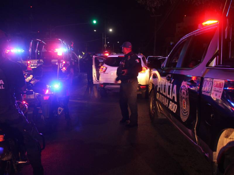 Movilización policiaca en Cancún tras secuestro