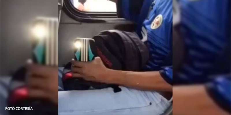 Mujer confronta a sujeto que la acosó en autobús de Cancún