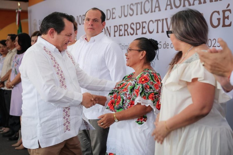 Mujeres del campo yucateco reciben certeza jurídica