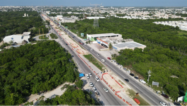 Vislumbran beneficios para Playa del Carmen con rehabilitación de la carretera federal 307￼
