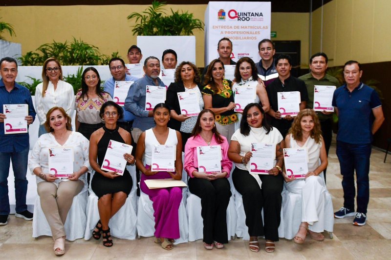 Impulsa Mara Lezama mercado inmobiliario confiable con más de 4 mil asesores certificados en Quintana Roo