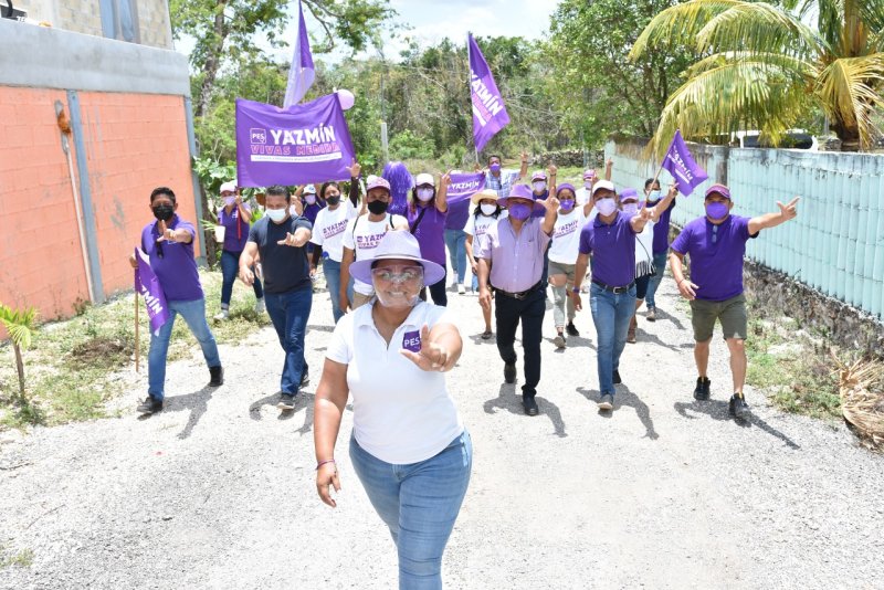 YAZMIN VIVAS MEDINA CANDIDATA A PRESIDENTA MUNICIPAL DE PUERTO MORELOS PARTIDO ENCUENTRO SOLIDARIO (PES)