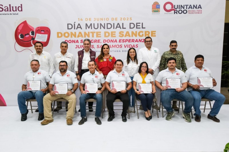Destaca Mara Lezama la importancia de donar sangre para salvar vidas como un acto de amor, generosidad y empatía
