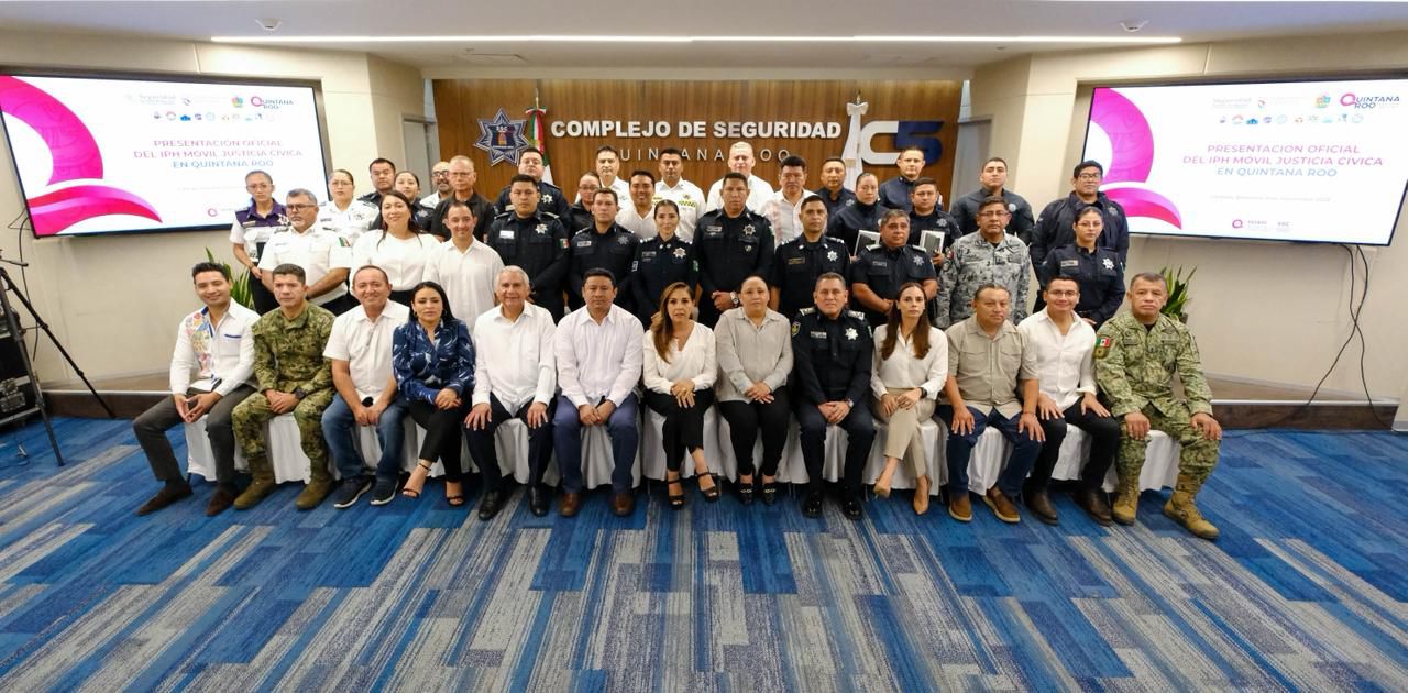 *Quintana Roo, primer estado en el país en implementar el Informe Policial Móvil, fortaleciendo el combate a la corrupción