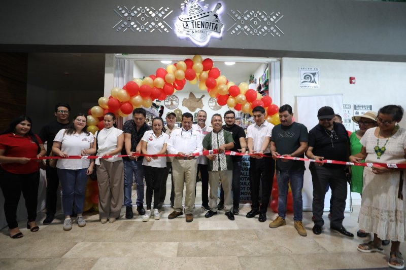 Inaugura SEDE “La Tiendita & Market” en la estación del Tren Maya Chetumal como nuevo punto de venta de productos “Hecho en Quintana Roo”