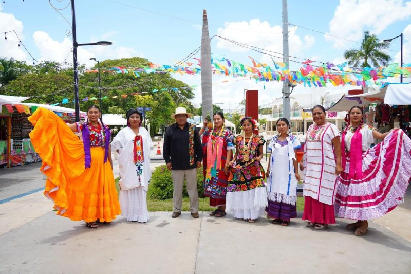 CON PASEO DE CALENDA Y UNA MISA CON ORQUESTA DE VIENTO, LA MUESTRA ITINERANTE DE OAXACA Y LA GUELAGUETZA SE DESPEDIRÁ DE TIZIMÍN