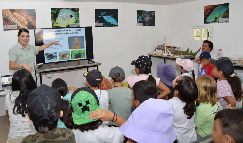 Fomenta FPMC la conservación de los recursos naturales con el curso de primavera en el Planetario Cha’an Ka’an