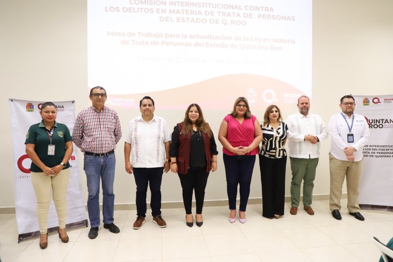 Realiza SEGOB mesa de trabajo para la actualización de la Ley en Materia de Trata de Personas