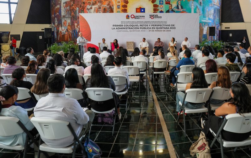 Gobierno del Estado realiza primer coloquio “Retos y Perspectivas de la Administración Pública en Quintana Roo”