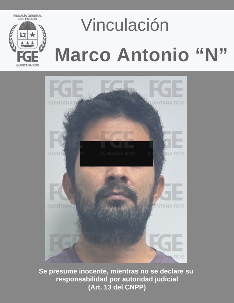 Logra FGE de Quintana Roo vinculación a proceso para un sujeto por homicidio calificado ocurrido en una plaza comercial en Benito Juárez