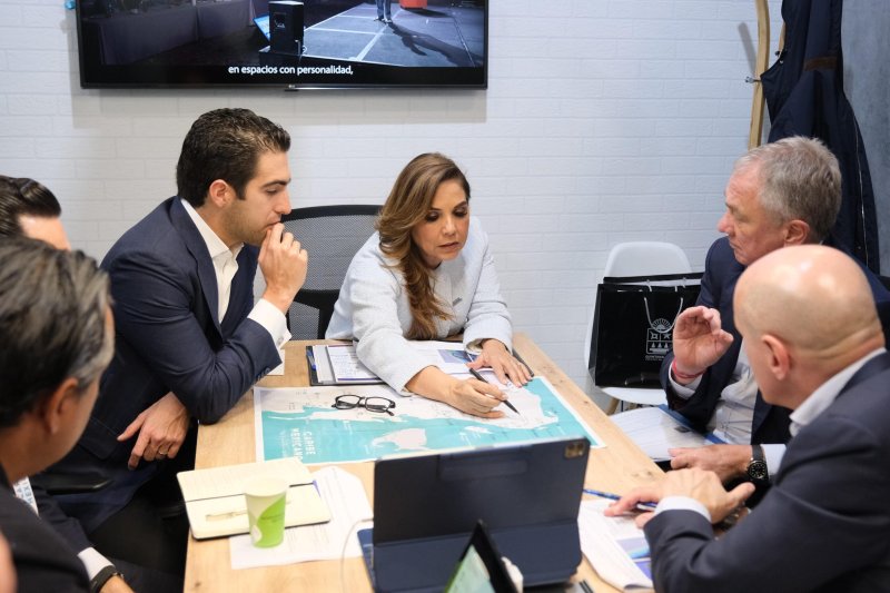 Gestiona Mara Lezama ante MSC Cruises rutas marítimas de carga para fortalecer al Caribe Mexicano