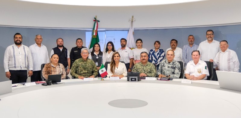 La Mesa Estatal para la Construcción de Paz y Seguridad de Quintana Roo se reúne con autoridades electorales para llevar sin contratiempos la jornada del 2 de junio