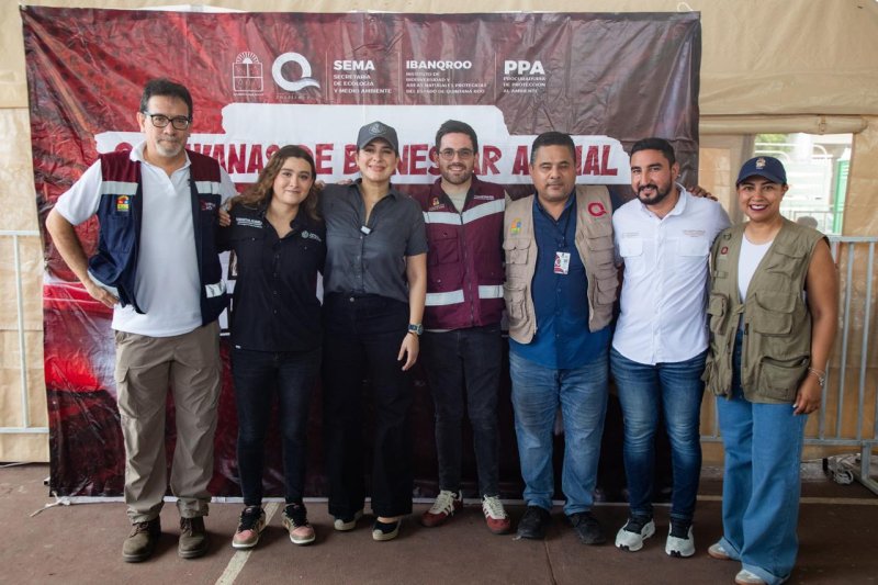 Estefanía Mercado se suma a la estrategia estatal de salud y bienestar animal que impulsa la gobernadora Mara Lezama