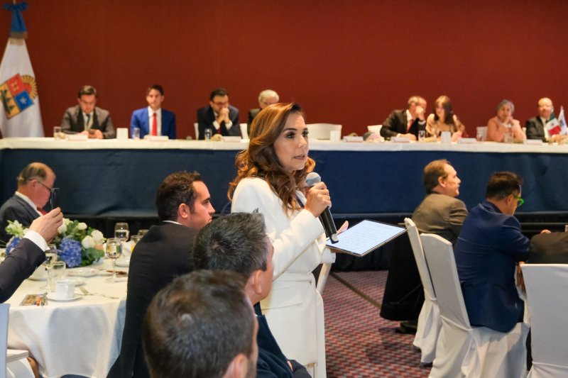 Destaca Mara Lezama el potencial económico y las oportunidades de inversión en Quintana Roo ante más de 100 inversionistas estadounidenses