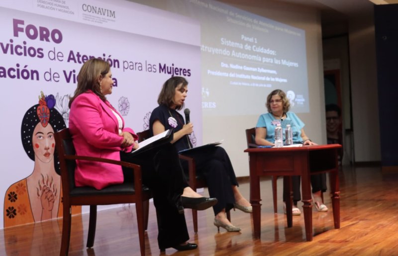 Participa Quintana Roo en Foro Nacional “Consolidación del Sistema Nacional de Servicios de Atención para las Mujeres”