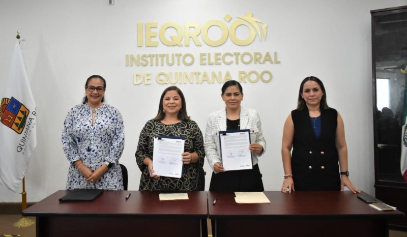 IQM y el IEQROO, impulsan la participación política de las mujeres y promueven la erradicación de la violencia de género
