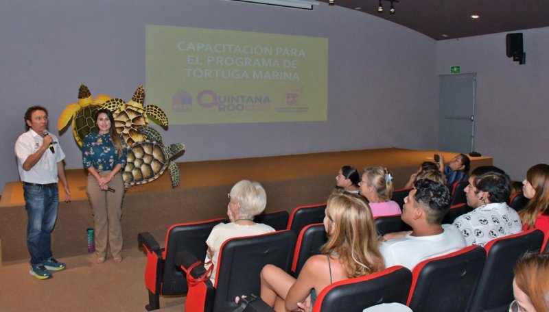 Voluntariado de la Fundación de Parques y Museos de Cozumel se suma a la protección de la tortuga marina
