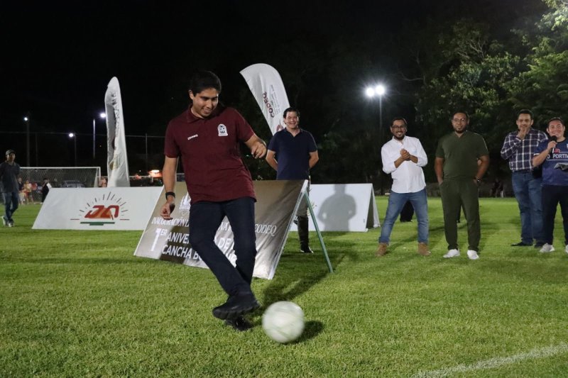 Prioriza CODEQ el impulso deportivo entre la niñez quintanarroense, al inaugurar la Liga Formativa de Fútbol Porto-CODEQ   Si