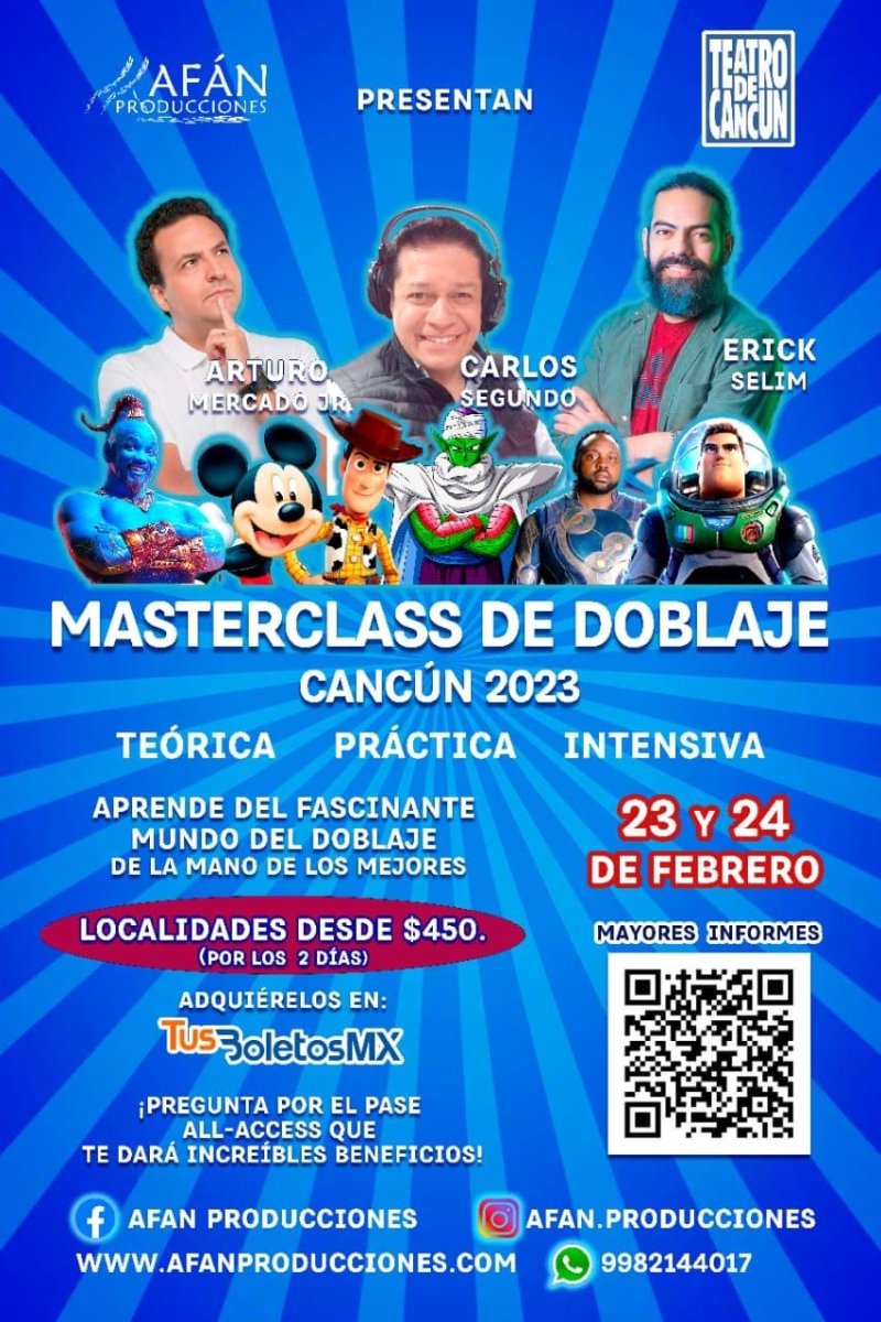 Llega a Cancún la “𝗠𝗮𝘀𝘁𝗲𝗿𝗰𝗹𝗮𝘀𝘀 𝗱𝗲 𝗗𝗼𝗯𝗹𝗮𝗷𝗲 𝟮𝟬𝟮𝟯”
