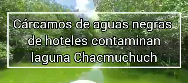 Corrupción de Autoridades y concesionarios del servicio público de agua potable han acabado con la laguna chacmochuc