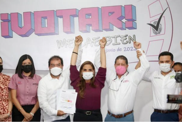 Otorgan constancias a los candidatos que buscan gobernar Quintana Roo