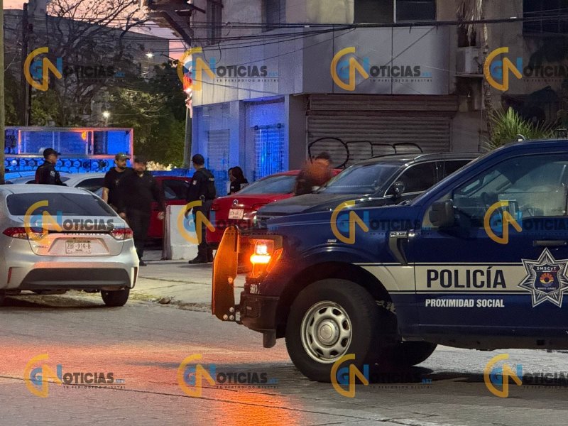 Policía Estatal, hicieron un operativo en un domicilio de la Supermanzana 27.