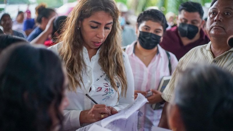REALIZA MARYBEL VILLEGAS GIRA DE TRABAJO EN EL SUR DE QUINTANA ROO