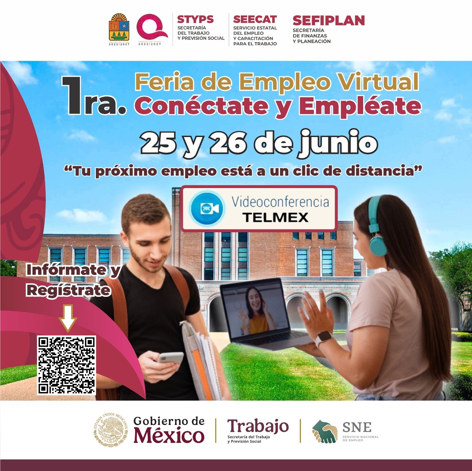 Realizará la STyPS por primera vez la Feria de Empleo Virtual “Conéctate y Empléate”