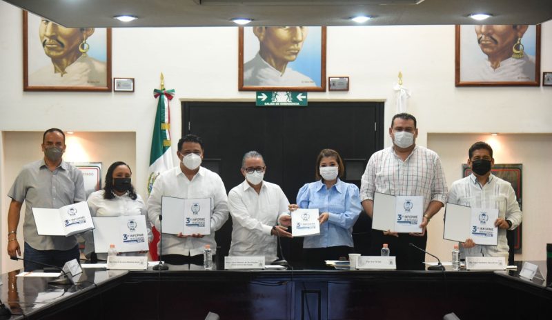 Recibe XVI Legislatura informe del titular de la Fiscalía General del Estado