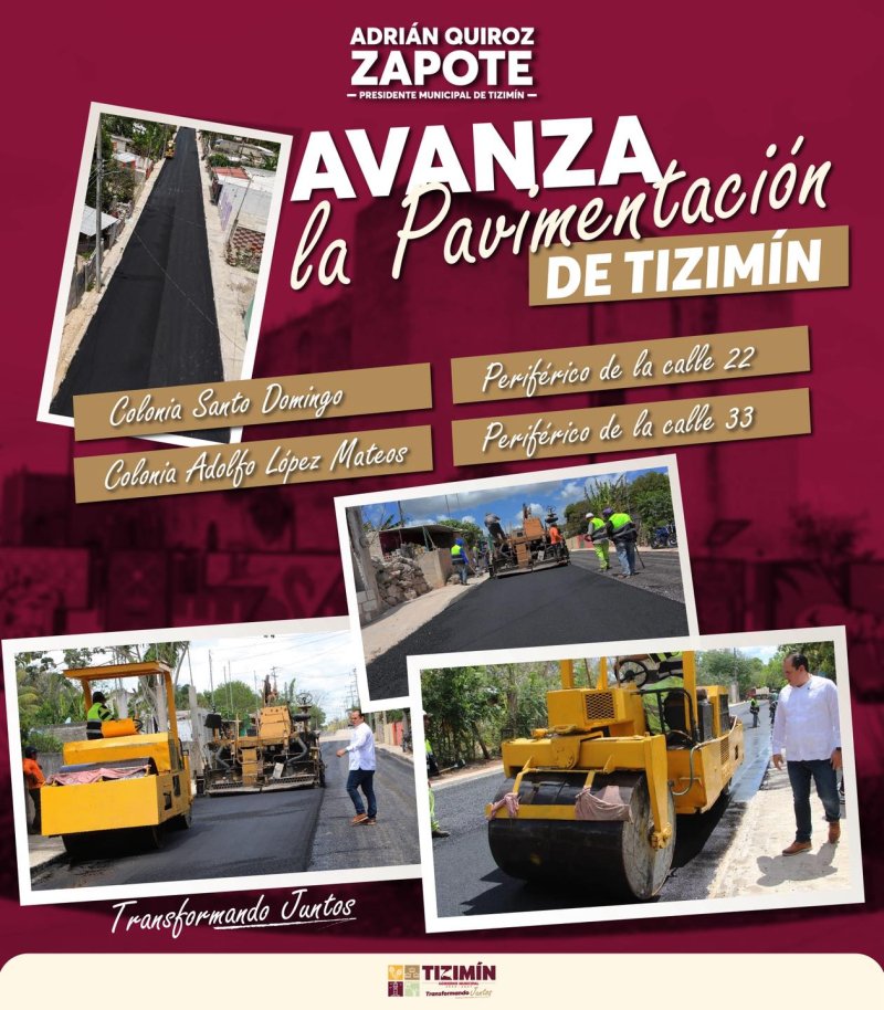 Reforzamos vialidades con nueva base cementante en colonias del municipio