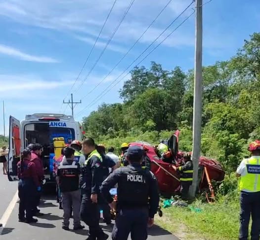 Choque en la Federal 307 deja varias personas lesionadas