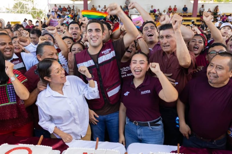 Morena celebra 15 años en Quintana Roo